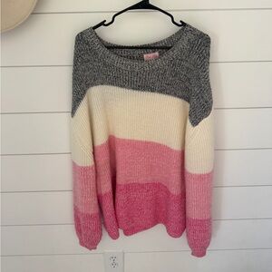 Pink Lily Oversized Sweater